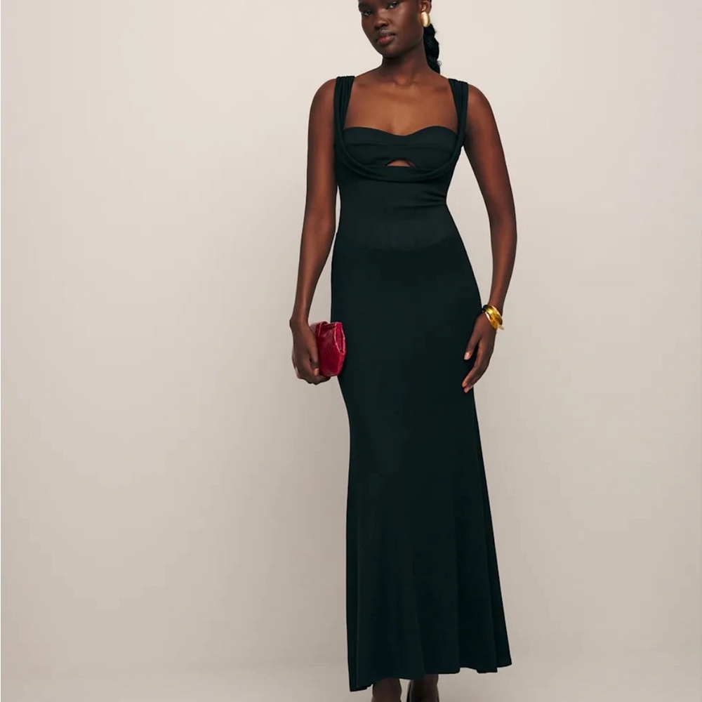 Reformation Black Maxi Dress